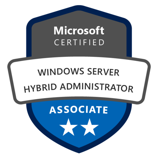 Windows Server Hybrid Administrator Associate certification